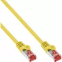 InLine patch-kaabel S/FTP PiMF Cat.6 250MHz vask halogeenivaba kollane 5m
