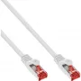 InLine patch-kaabel S/FTP PiMF Cat.6 250MHz vask halogeenivaba valge 5m