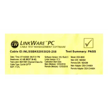 InLine patch-kaabel, Cat.6A, S/FTP, TPE painduv, hall, 2m