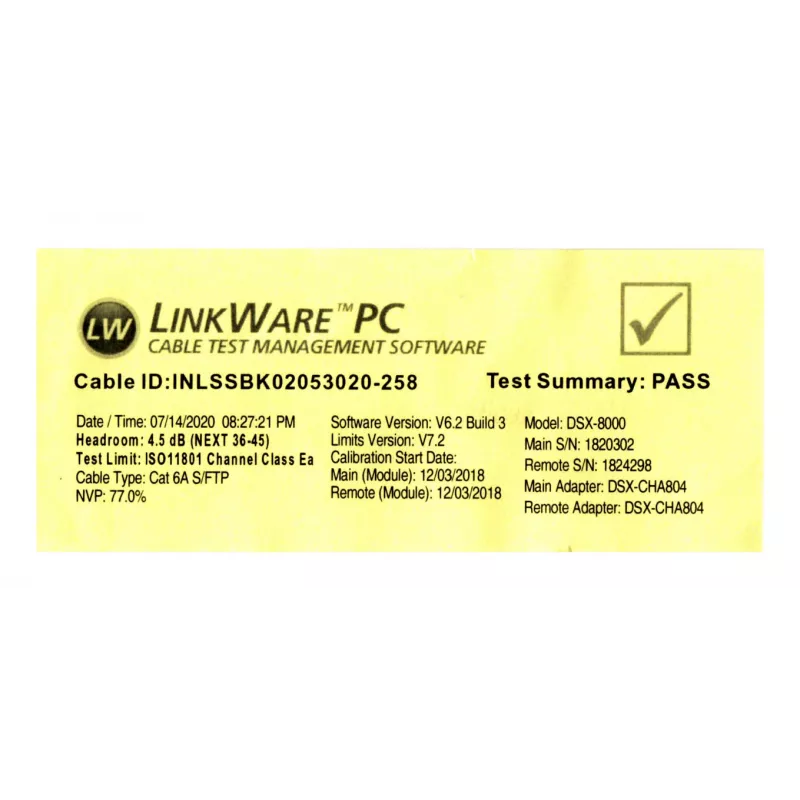 InLine patch-kaabel, Cat.6A, S/FTP, TPE painduv, hall, 2m