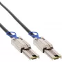 InLine SAS-kaabel, Mini-SAS 26-pin SFF-8088 kuni Mini-SAS 26-pin SFF-8088, 2m