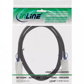 InLine SAS-kaabel, Mini-SAS 26-pin SFF-8088 kuni Mini-SAS 26-pin SFF-8088, 2m
