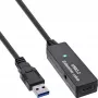 InLine USB 3.2 Gen.1 aktiivne pikendus, USB-A isane USB-C emasele, 5 m
