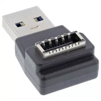 InLine USB 3.2 adapter, USB-A-pistik sisemise USB-E esipaneeli pesasse