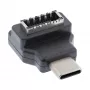 InLine USB 3.2 adapter, USB-C isane pistik sisemisele USB-E esipaneeli pesale