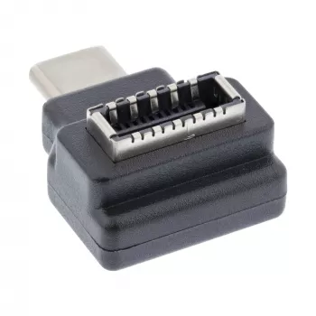 InLine USB 3.2 adapter, USB-C isane pistik sisemisele USB-E esipaneeli pesale