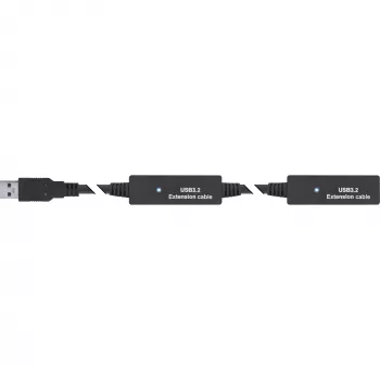 InLine USB 3.2 Gen.1 aktiivne pikenduskaabel, USB-A isane USB-C emasele, 15 m