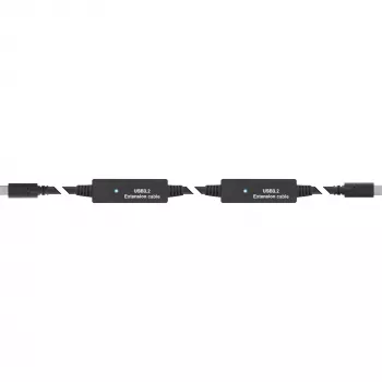 InLine USB 3.2 Gen.1 aktiivkaabel, USB-C isane USB-C isasele, 10 m