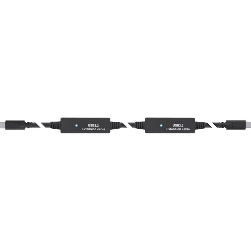 InLine USB 3.2 Gen.1 aktiivne kaabel, USB-C isane USB-C isasele, 15 m