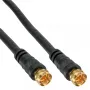 SAT-kaabel Premium InLine 69315P 15 m 2x varjestatud 2x F-isane must