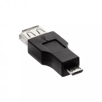 InLine Micro USB OTG adapter Micro-B-pistik – USB A-pesa