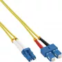 InLine fiiberoptiline duplekskaabel, LC/SC, 9/125µm, OS2, 10m