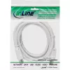 InLine antennikaabel 2x varjestusega ülimadal kadu >75dB valge 10m