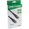 InLine USB 2.0 kaabel, USB-C isane/isane 100W kiirlaadimiskaabel, 2m