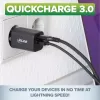 InLine USB toiteplokk, laadija, USB-A + USB USB-C, 33 W, PD + QC