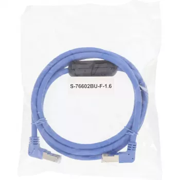InLine ühenduskaabel mõlemalt poolt allapoole suunatud, S/FTP (PiMf), Cat.6, PVC, sinine, 1,6 m