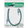 InLine lame patch-kaabel, U/FTP, Cat.6A, roheline, 0.5m