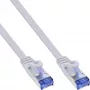 InLine lame patch-kaabel, U/FTP, Cat.6A, valge, 2m