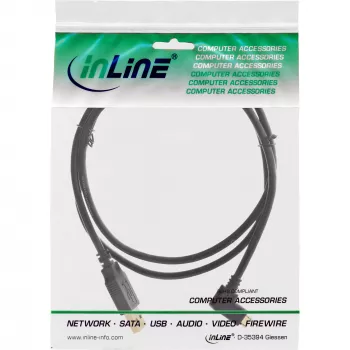 InLine Micro USB 2.0 kaabel USB tüüp A isane / Micro-B isane, nurgeline, must, 2 m