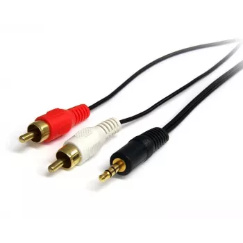 StarTech.com 3 jala pikkune stereohelikaabel – 3,5 mm isane 2x RCA isasele