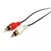 StarTech.com 3 jala pikkune stereohelikaabel – 3,5 mm isane 2x RCA isasele