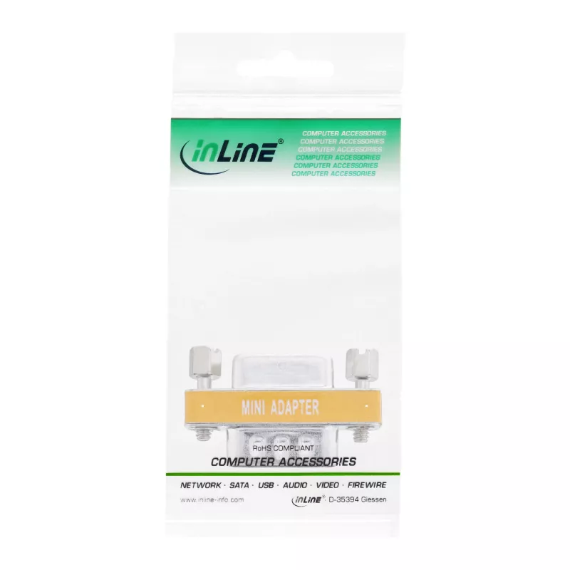 InLine nullmodemi adapter DB9 viiguga isane / emane