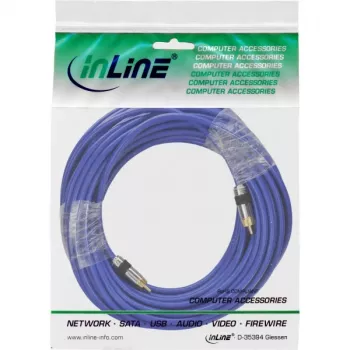 InLine Premium RCA helikaabel 1x RCA isane / isane kullatud 10m