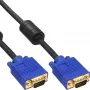 InLine S-VGA kaabel Premium 15HD isane / isane must 10m