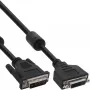 InLine DVI-D kaabel 24+1 M/F, Dual Link, 2 ferriitsüdamikku, 2 m