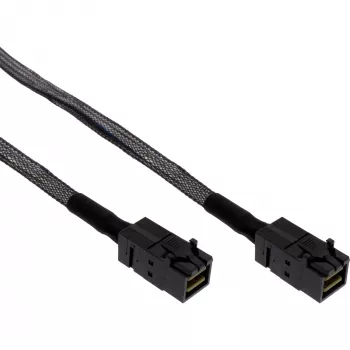InLine Mini SAS HD kaabel SFF-8643 kuni SFF-8643 koos külgribaga 1 m