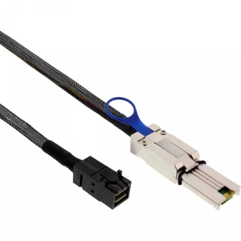 InLine Mini SAS HD kaabel SFF-8643 to SFF-8088 1m