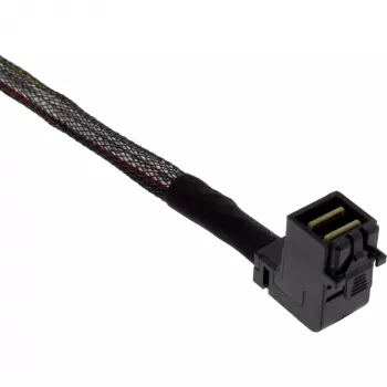 InLine Mini SAS HD kaabel, SFF-8643 nurga all 4x SFF-8482 + toide, 1m