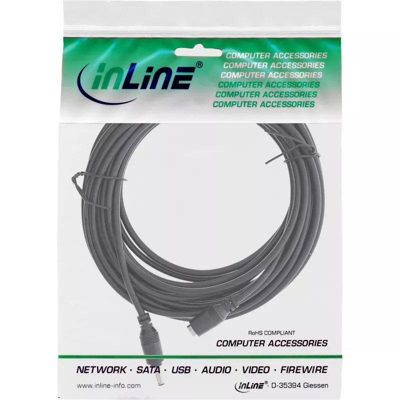 InLine DC-pistiku pikenduskaabel SmartHome välikaamerale, 5m