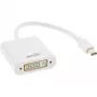 InLine Mini DisplayPort isane / DVI-D 24+1 adapter emane valge, 0,15 m