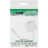 InLine Mini DisplayPort isane / DVI-D 24+1 adapter emane valge, 0,15 m