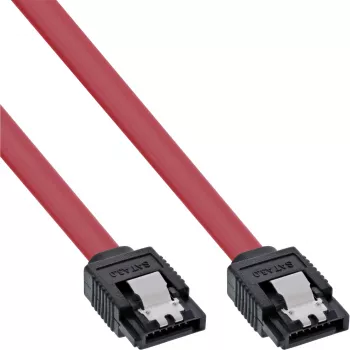 InLine SATA 6Gb/s kaabel lukustitega 0,75 m