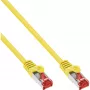 InLine 100 tk. hulgipakendis patch-kaabel S/FTP PiMF Cat.6 PVC vask kollane 0,5 m
