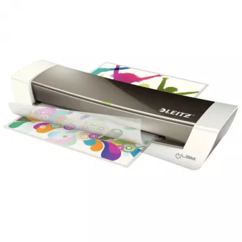 Kuuma laminator LEITZ iLAM Home Office A4 — kotiklaminaator, A4, max 24 cm laius, 125 µm kile, 400 mm/min, 130 °C