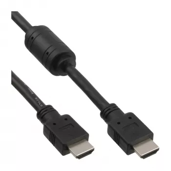InLine HDMI-kaabel High Speed isane + ferriit must 1 m