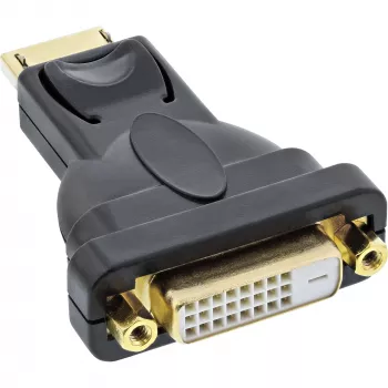 InLine DisplayPorti adapter: DisplayPort isane DVI-D 24+1 emasele, must