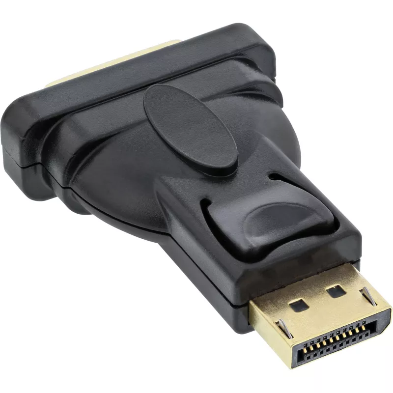 InLine DisplayPorti adapter: DisplayPort isane DVI-D 24+1 emasele, must