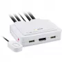 InLine KVM-lüliti, 2-pordiline, USB-C to DisplayPort 1.2, 4K, audio, integreeritud kaabel