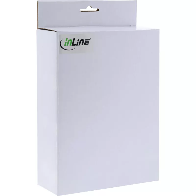 InLine KVM-lüliti, 2-pordiline, USB-C + HDMI HDMI-le, 4K, heliga, integreeritud kaabel