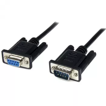 StarTech.com 1 m must DB9 RS232 nullmodemkaabel emane/isane, must, 1 m, DB-9, DB-9, isane, emane