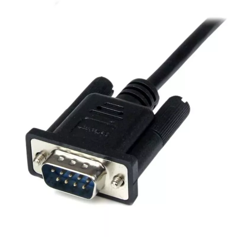 StarTech.com 1 m must DB9 RS232 nullmodemkaabel emane/isane, must, 1 m, DB-9, DB-9, isane, emane