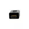InLine High Speed HDMI kaabel with Ethernet, AM/DM, super õhuke must/kuldne, 0,3 m