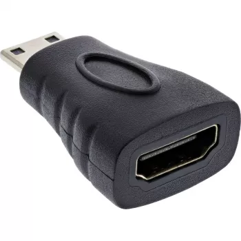 InLine HDMI adapter, HDMI A-pesa / HDMI C isane, 4K/60Hz, kullatud