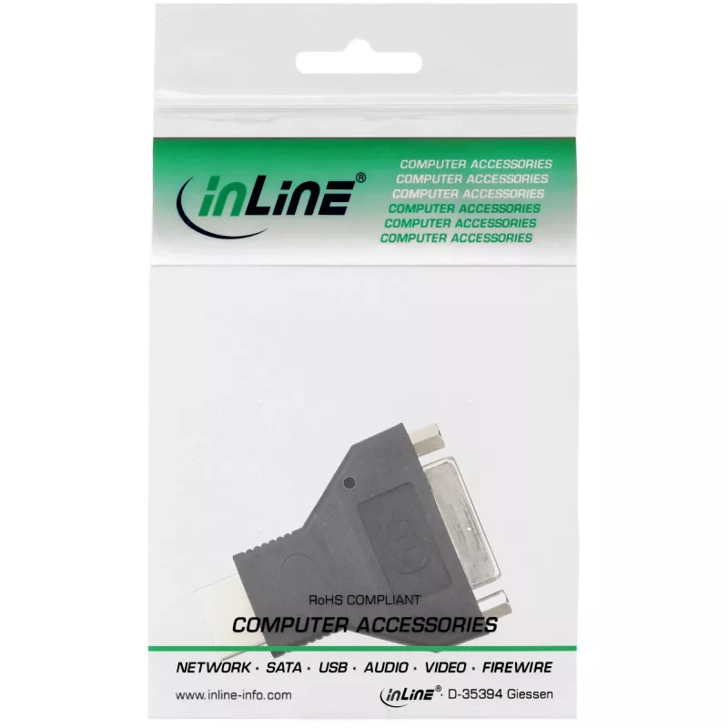 InLine HDMI-DVI-adapter, isane/emane 17670