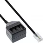 InLine TAE-adapterkaabel RJ45 isane TAE NFN emasele 69942