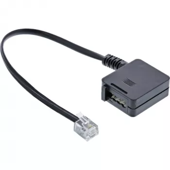 InLine TAE adapterkaabel RJ11 6P4C isane TAE-F Saksa emane 0.2m